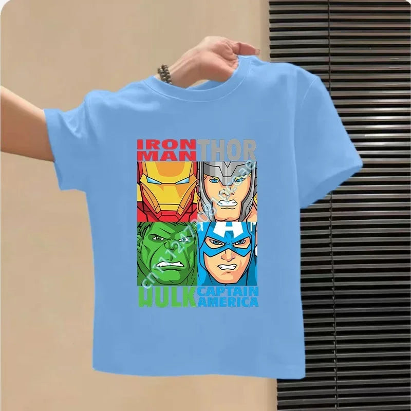 Avengers T-shirt voor kinderen - Iron Man-design blauw