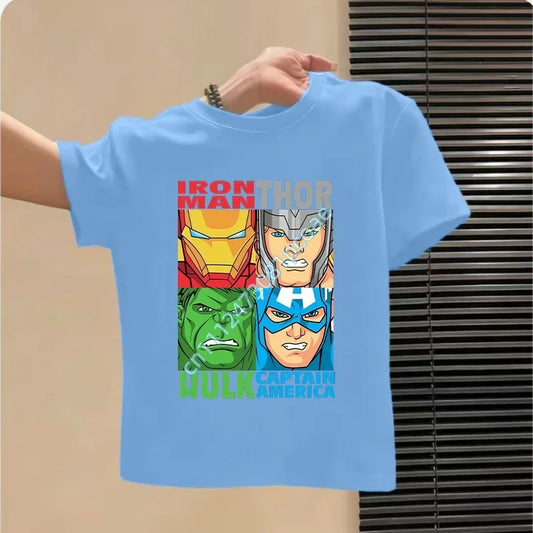 Avengers T-shirt voor kinderen - Iron Man-design blauw