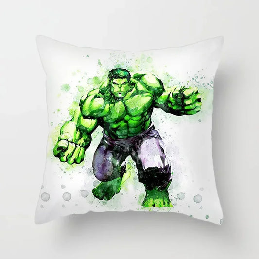 Kussenhoes Hulk - Aquarel Woedende Pose