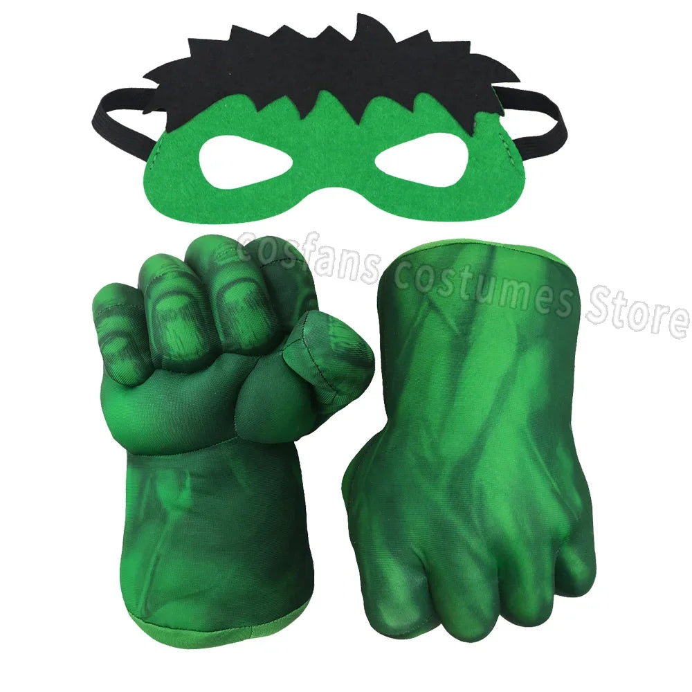 Avengers-bokshandschoenen Hulk - Groene masker en handschoenen