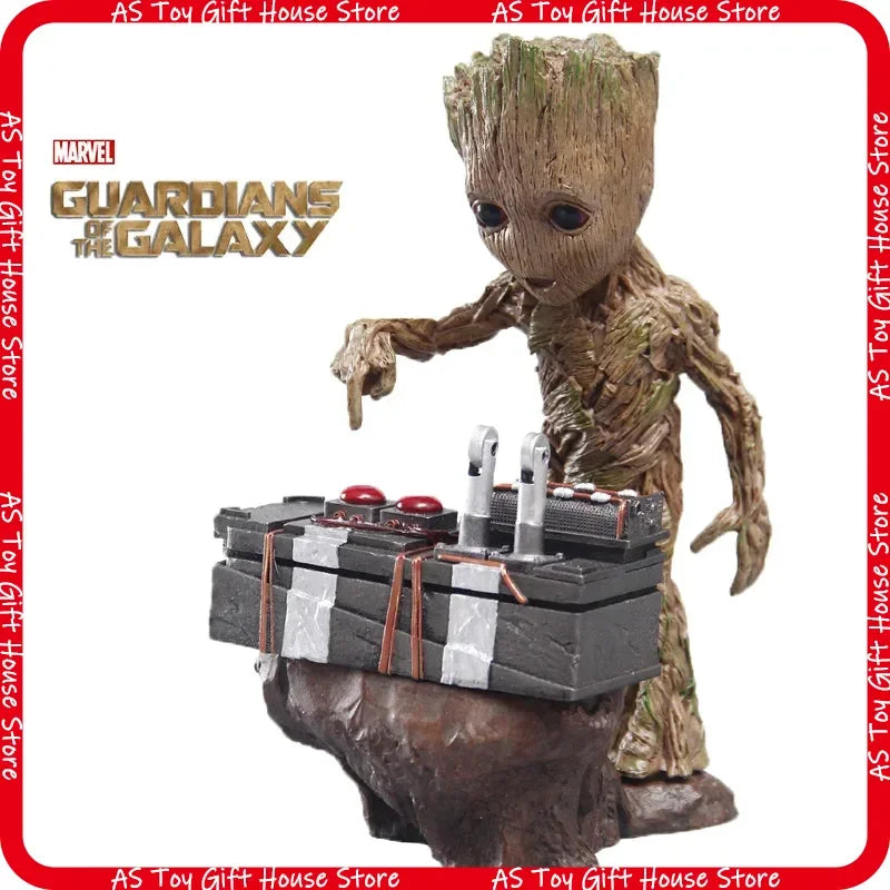 Hot Toys Baby Groot-beeld – pvc met ontstekingsknop