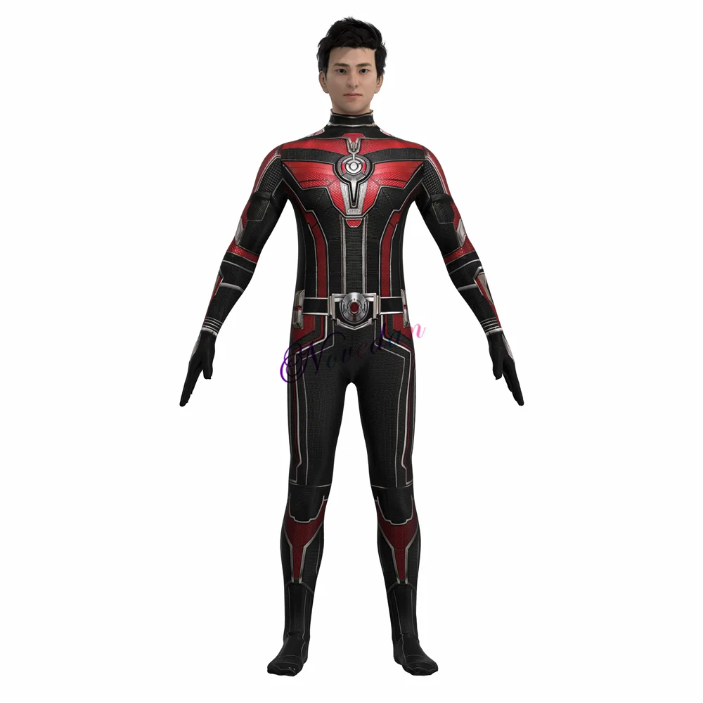 Ant-Man-kostuum - rood-zwart pak met masker