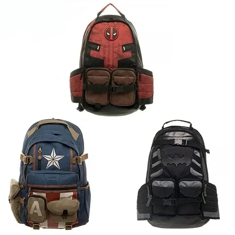 Avengers Captain America-rugzak – vintage militaire stijl met ster