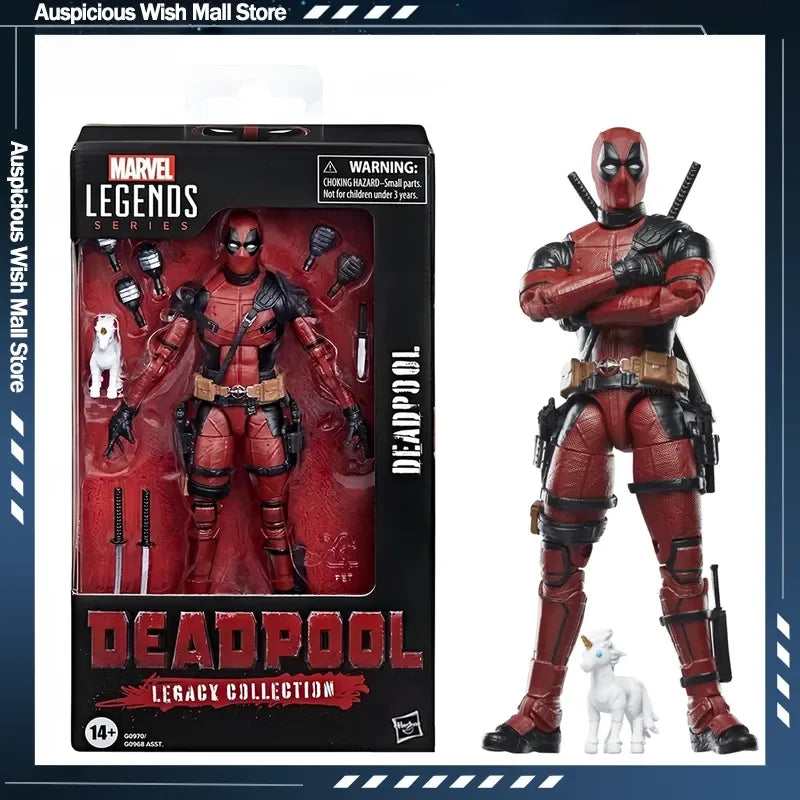 Hasbro Marvel Legends Deadpool-figuur - Legacy Collection met eenhoorn