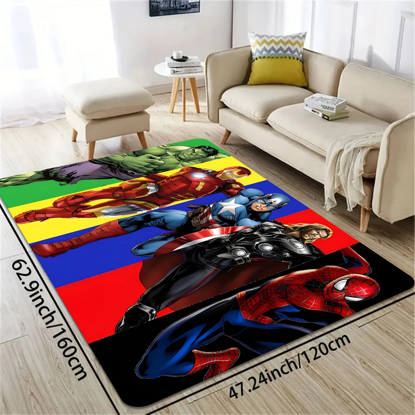 Avengers Lady Deadpool-mat - Gevecht met wapens in stripstijl