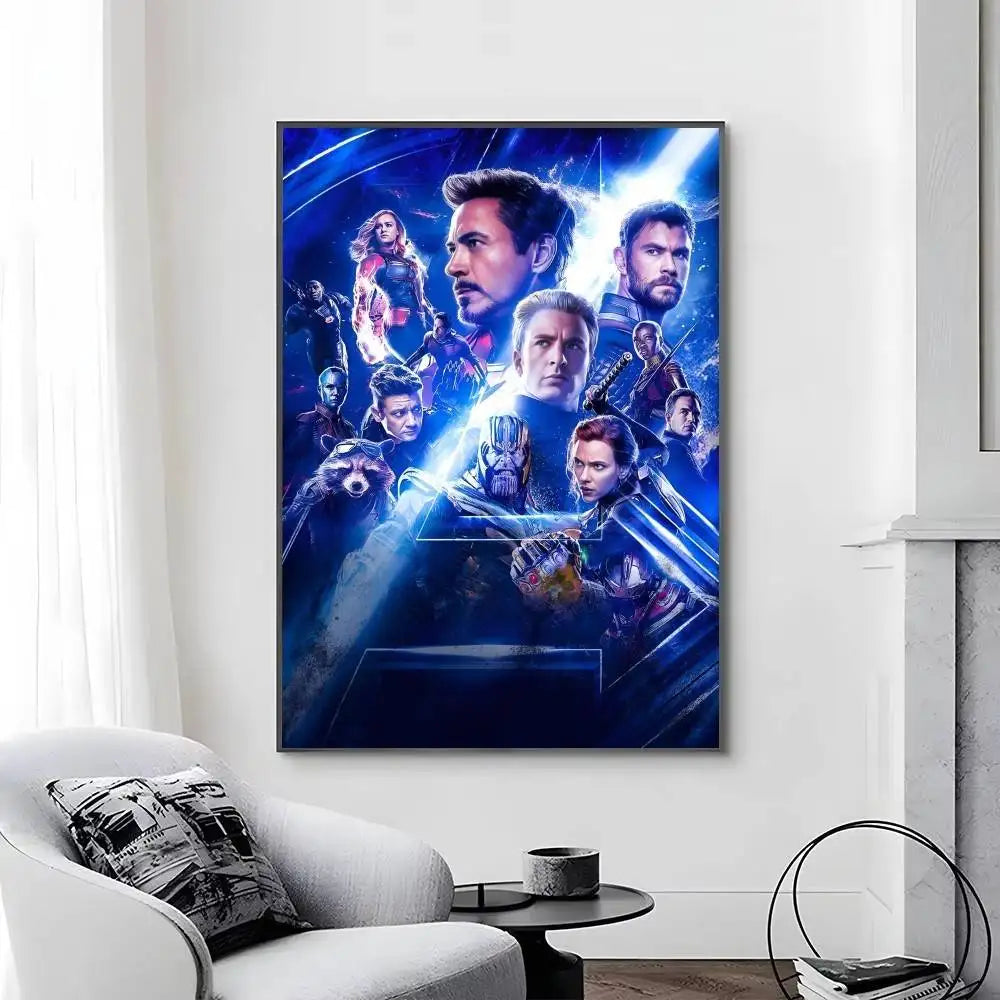 Avengers Infinity War-poster - Nachtblauw Teamontwerp