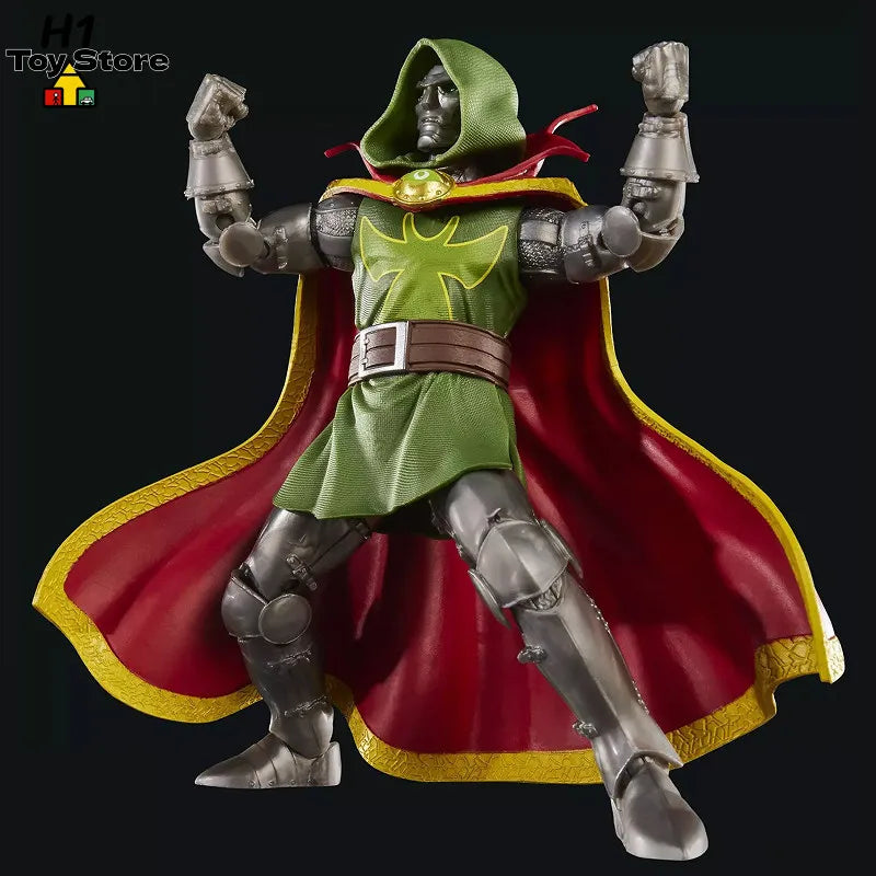Figurine Marvel Legends Doctor Doom - Échelle 1/12, effets magiques verts