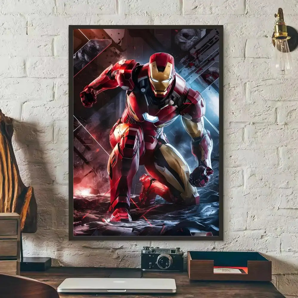 Iron Man-sticker - Uit de Vlammen