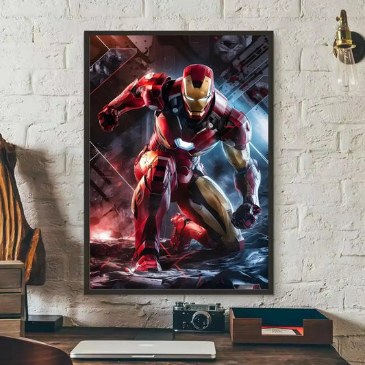 Iron Man-sticker - Uit de Vlammen