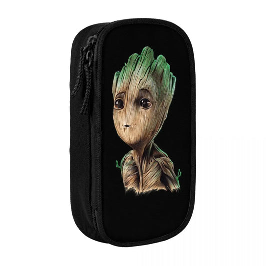 Avengers Baby Groot-etui - Realistisch portret, droevige blik