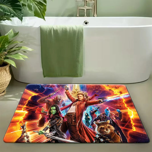 Marvel Avengers Infinity War-mat - Ontwerp met veelkleurige explosie