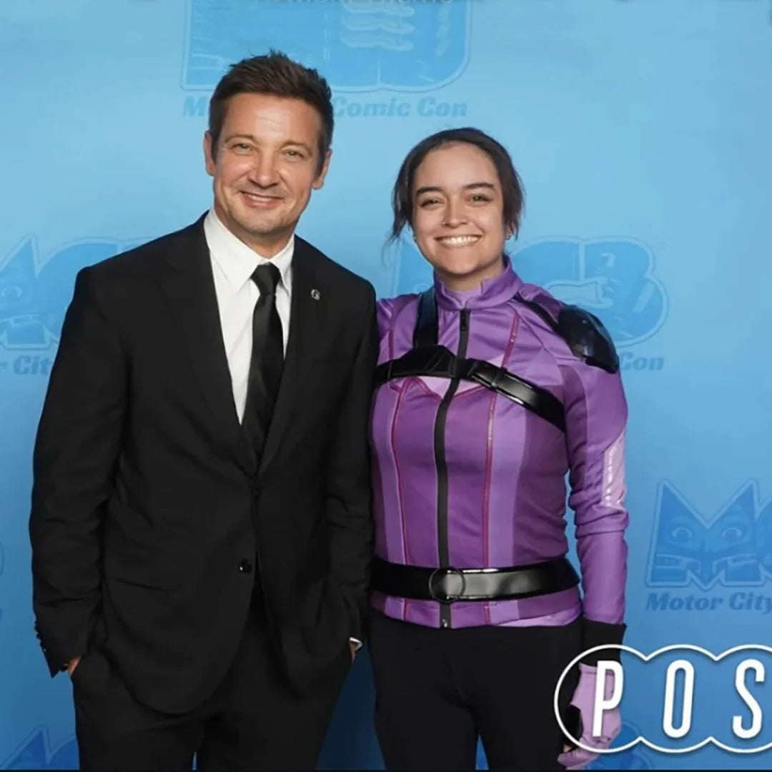Kate Bishop-riem - paarse harnasgordel en pijlenkoker
