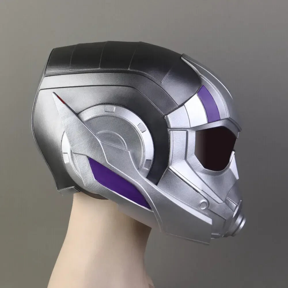 Ant-Man and the Wasp-cosplayhelm - zilver en zwart met paars vizier