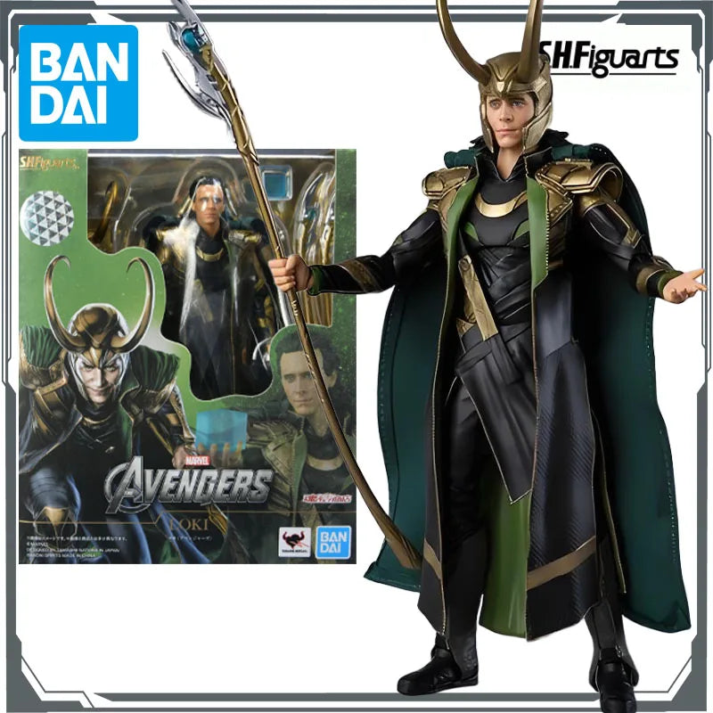 Figurine S.H.Figuarts Loki - Scepter Helm Hoorns