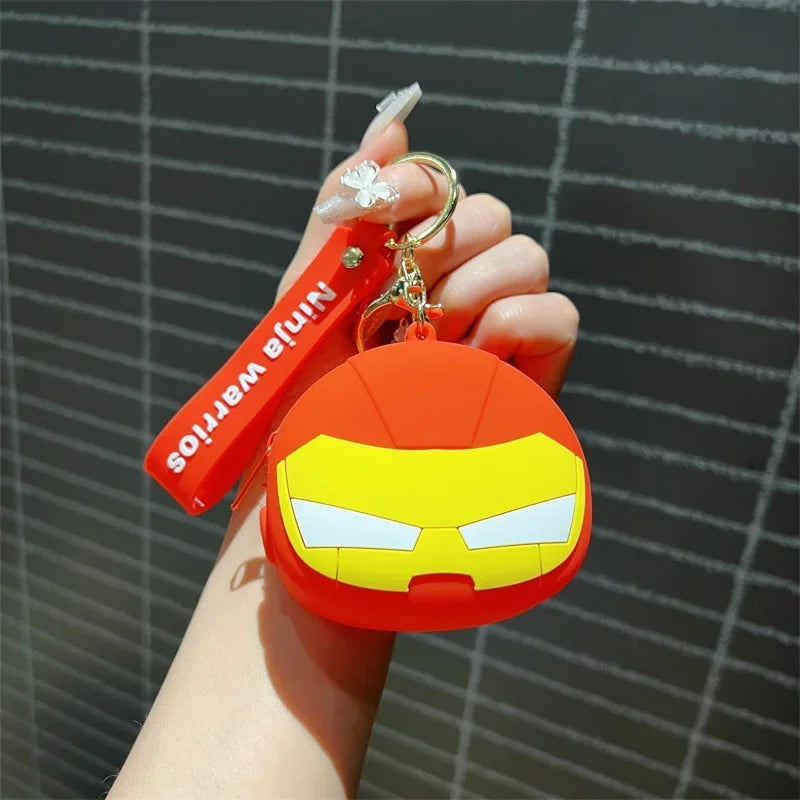 Avengers Iron Man-siliconenportemonnee - Rood-gouden masker