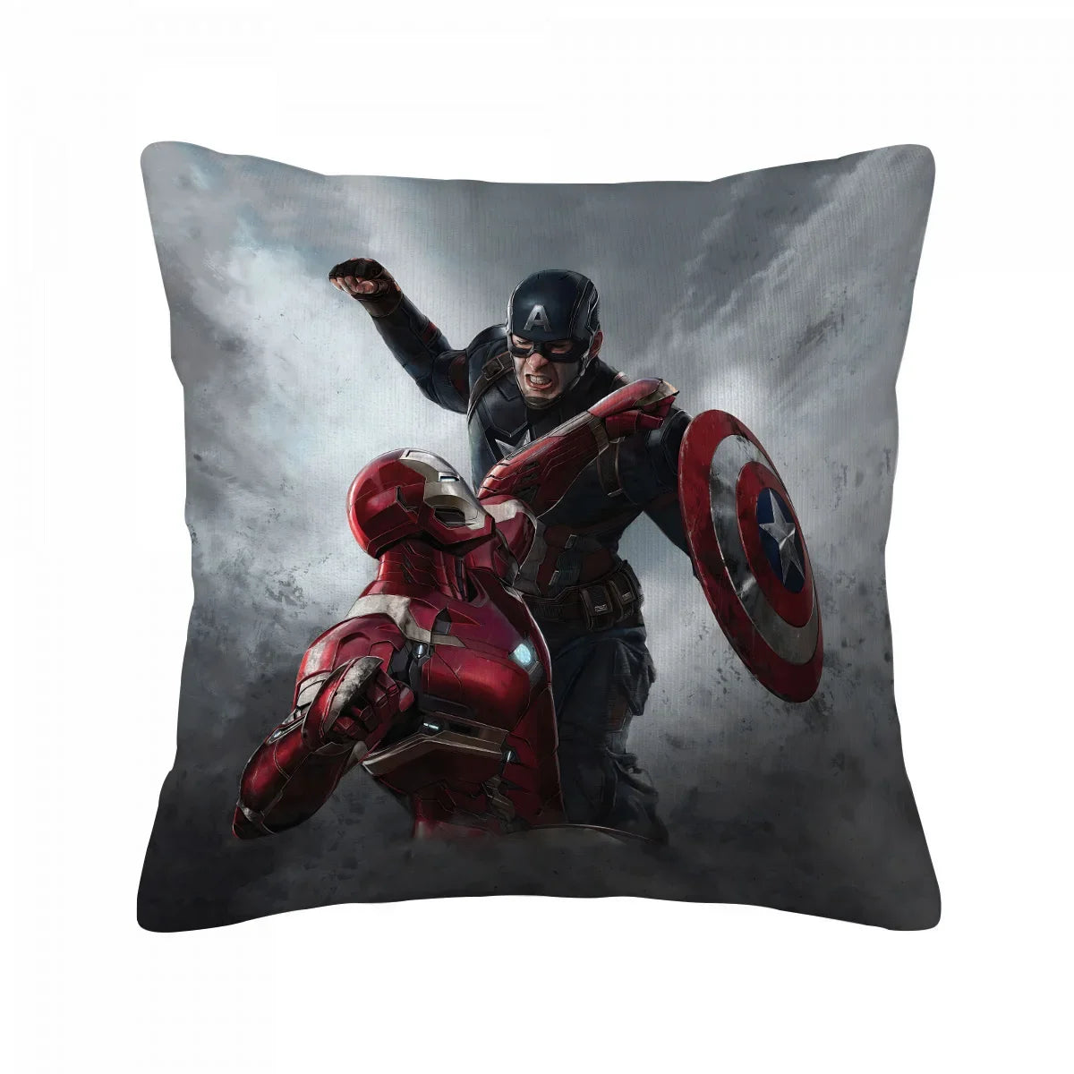 Kussensloop Captain America vs Iron Man - Civil War