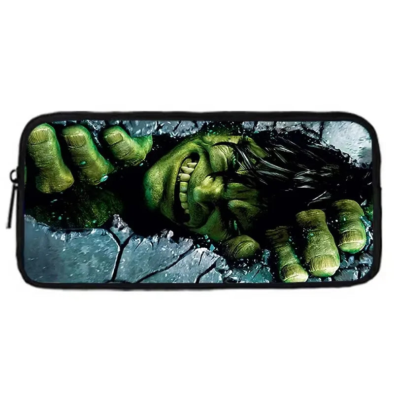 Hulk-etui - uit een gebarsten stenen muur tevoorschijn komend gezicht