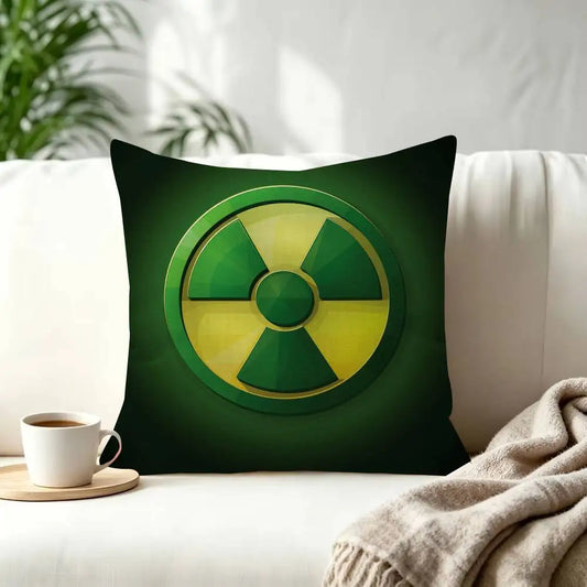 Hulk-kussenhoes - Radioactief symbool