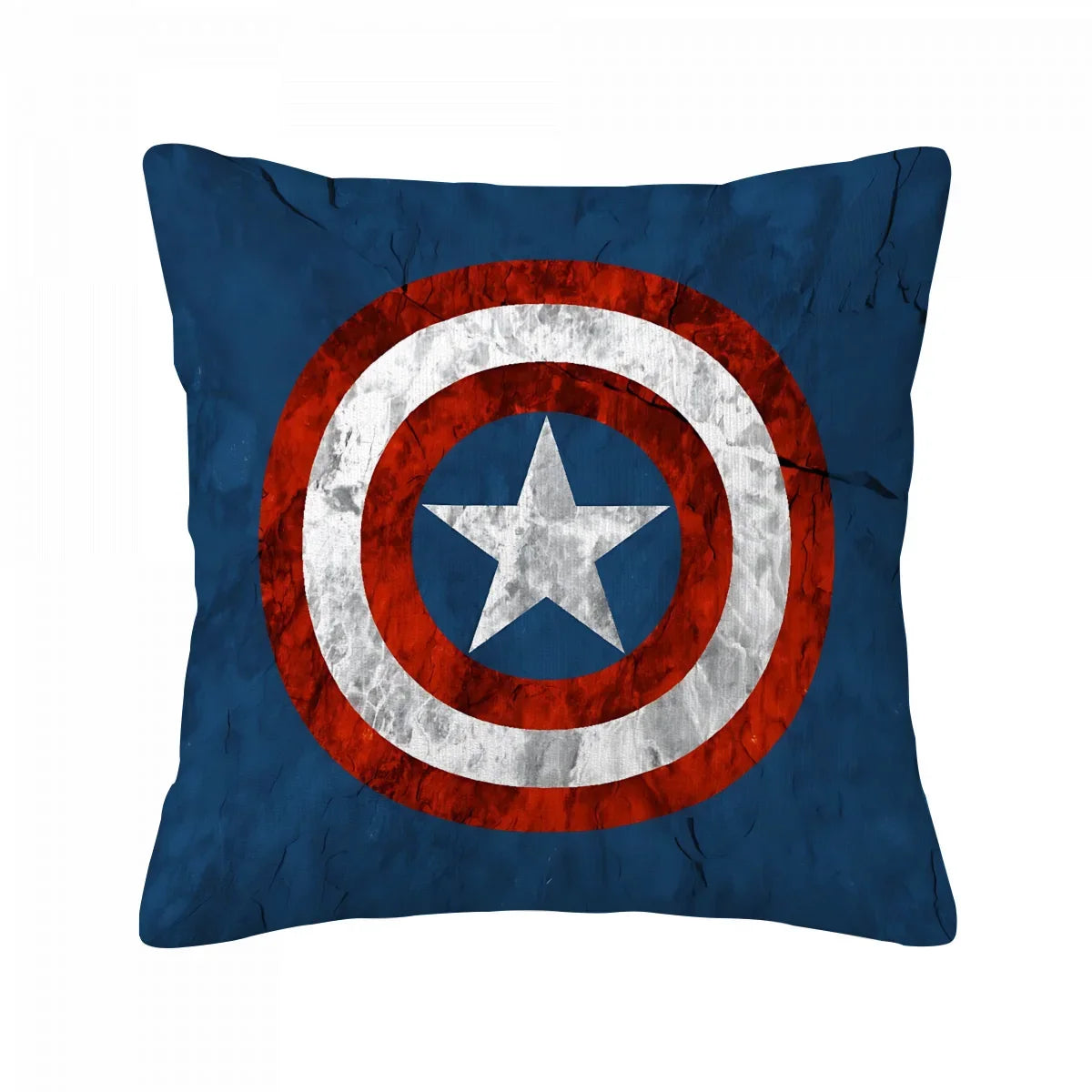 Captain America-kussenhoes - Schild met steenstructuur