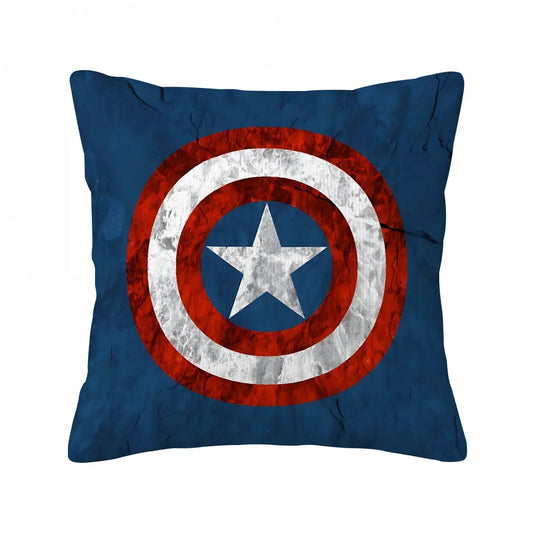 Captain America-kussenhoes - Schild met steenstructuur