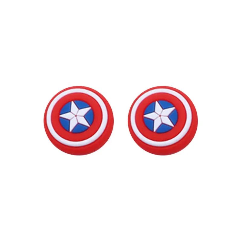 Captain America-controllergrip - Rood-blauw schild