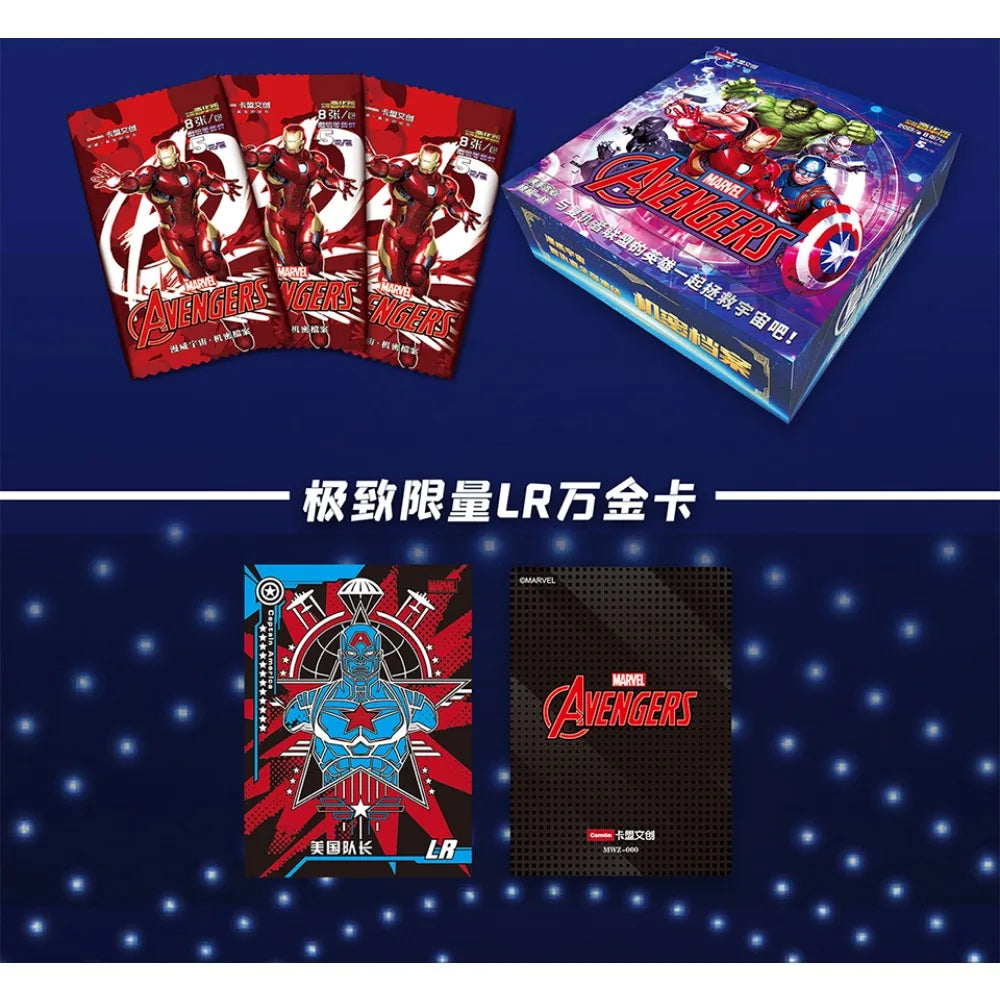 Boîte de cartes à collectionner Avengers - Édition Deluxe