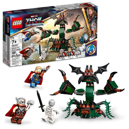 LEGO Marvel Thor Love and Thunder - De aanval op New Asgard, 159 onderdelen