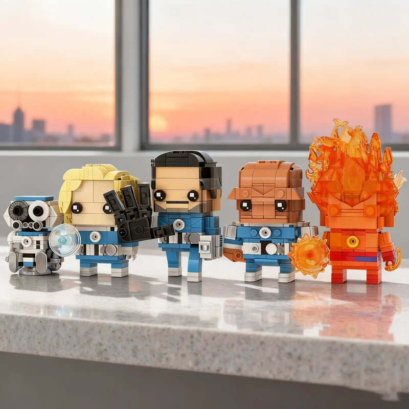 Avengers Fantastic Four Brickheadz-bouwstenenfiguur - 991 onderdelen