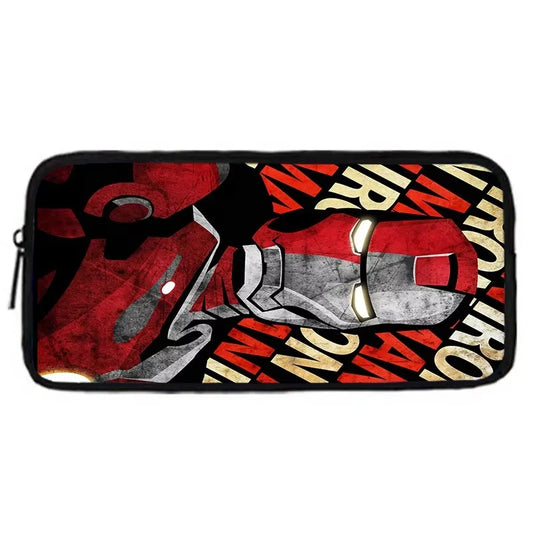 Avengers Iron Man-etui - Rood-grijs popartgezicht
