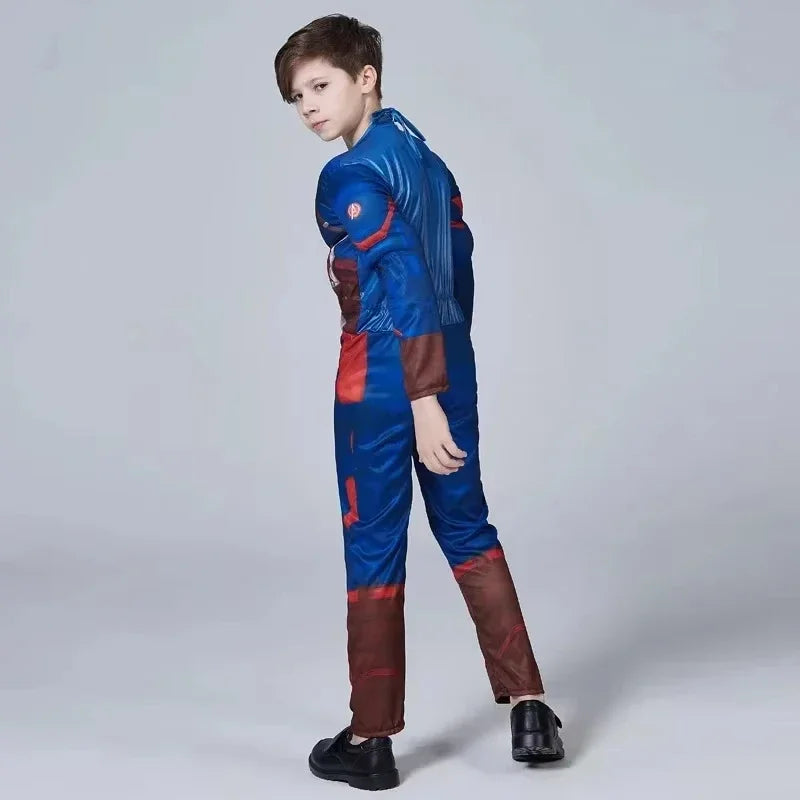 Captain America-kinderkostuum - Pak met schild, masker en cape