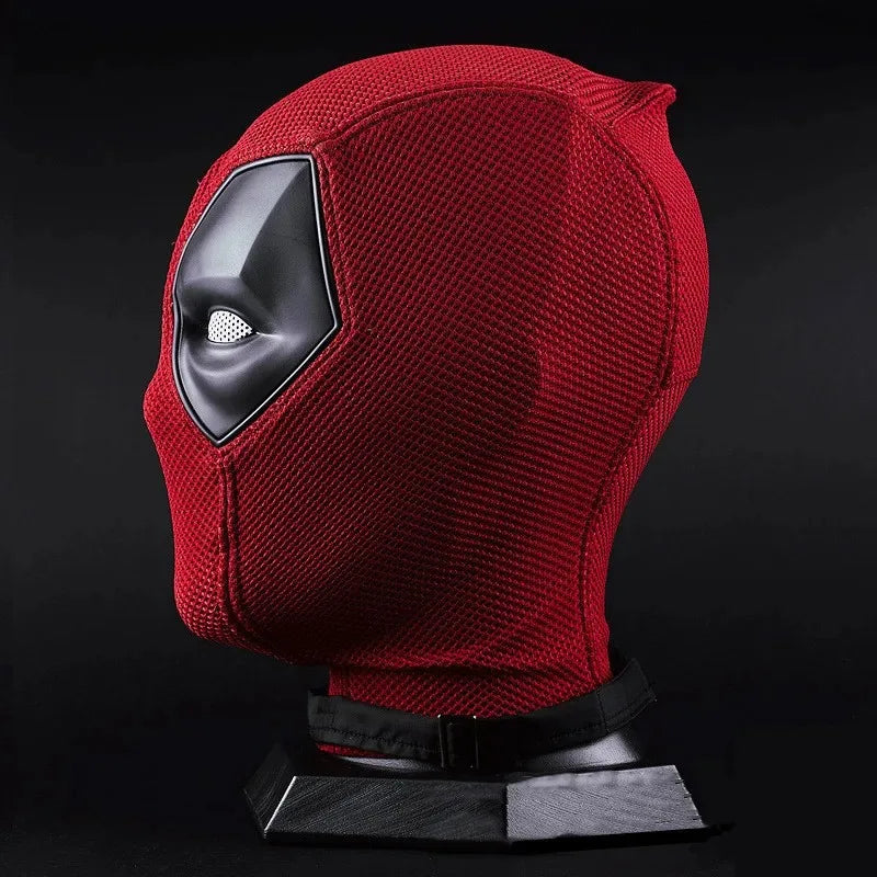 Deadpool-cosplaymasker met capuchon - Volledig masker van rode en zwarte stof