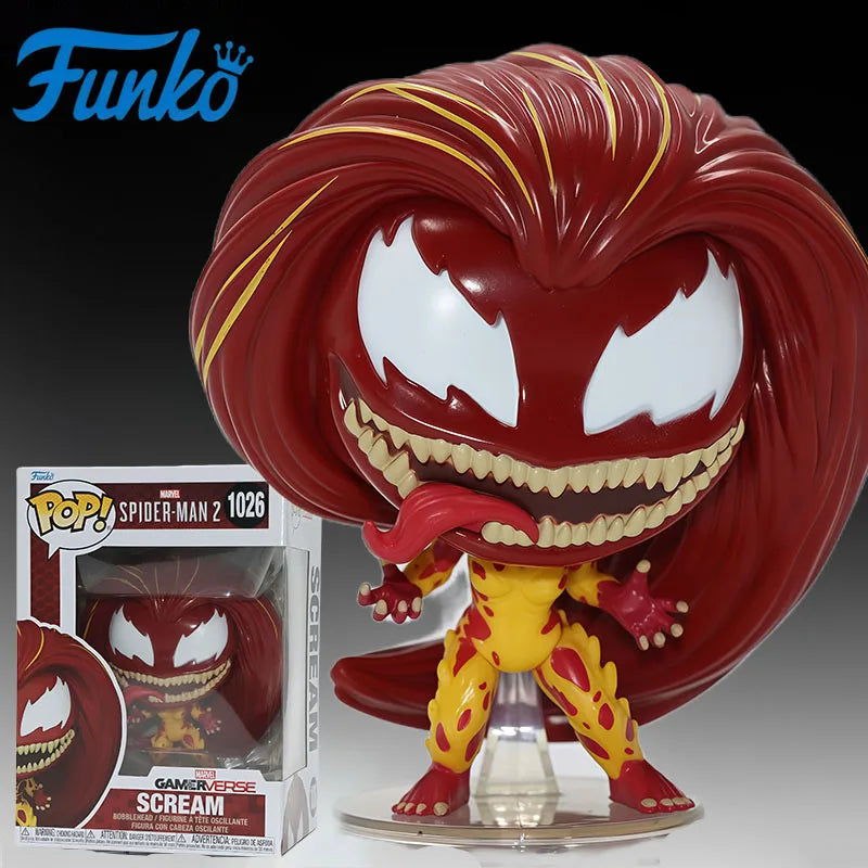 Funko Pop Marvel Scream-figuur - Rood-gele symbioot #1026