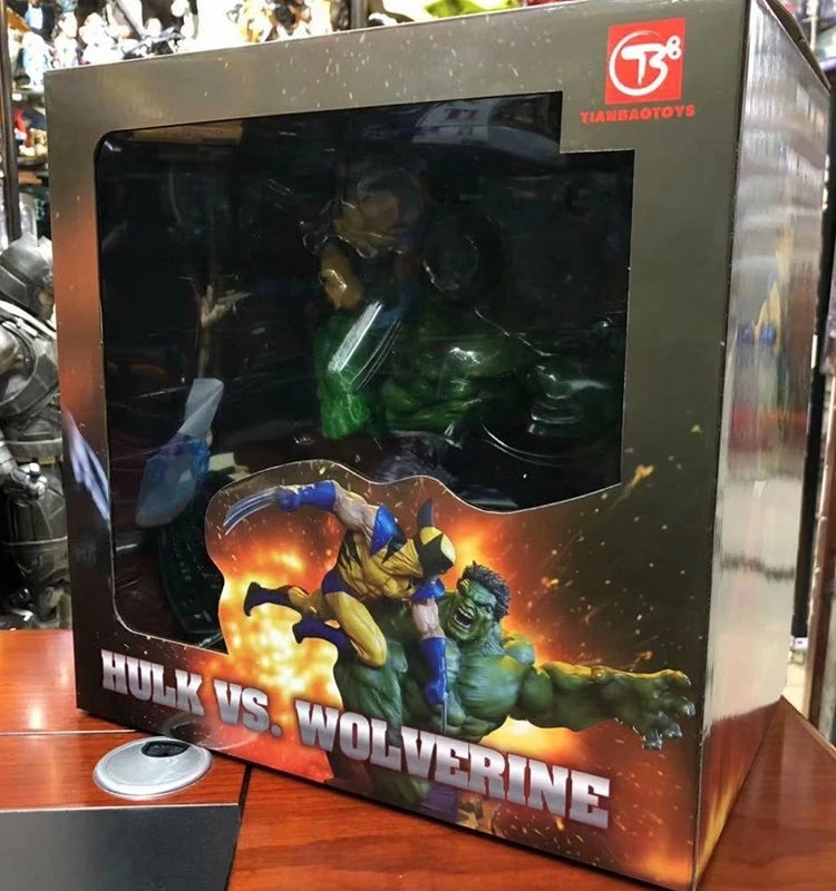 Hulk tegen Wolverine PVC-beeld - Collector-gevechtsscène