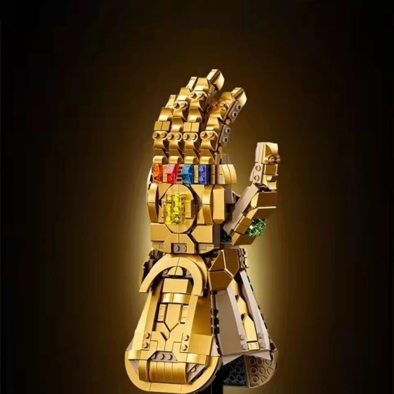 Avengers Nano Gauntlet-bouwstenenfiguurtje - gouden editie, 675 onderdelen
