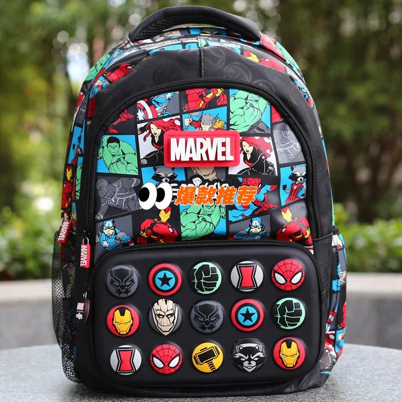 Marvel-rugzak met meerdere helden - afneembare Avengers-badges