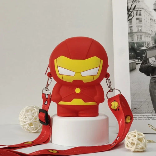 Avengers-schoudertas met figuur Iron Man – rood en goud