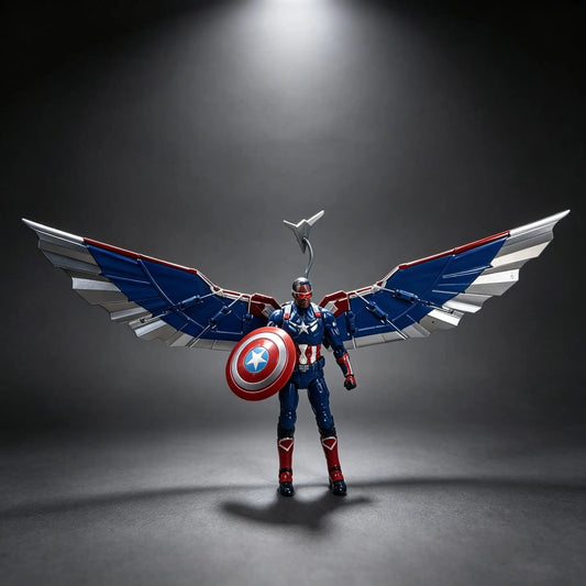 Figurine Marvel Legends Captain America Falcon - Ailes déployées