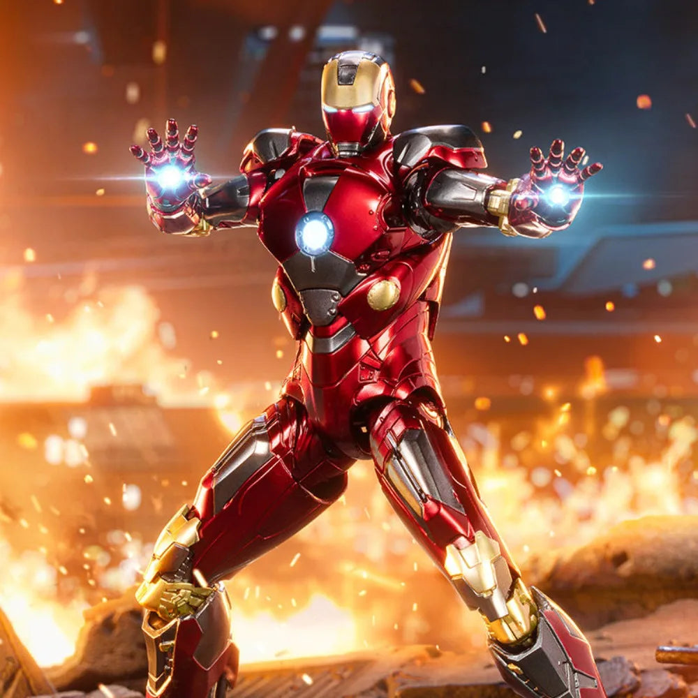 ZD Toys Iron Man MK39 Starboost-figuur - Teal-variant