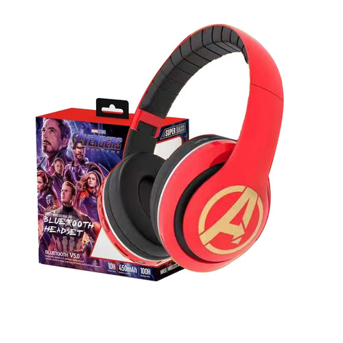 Avengers Bluetooth-koptelefoon - Rood en goud logo