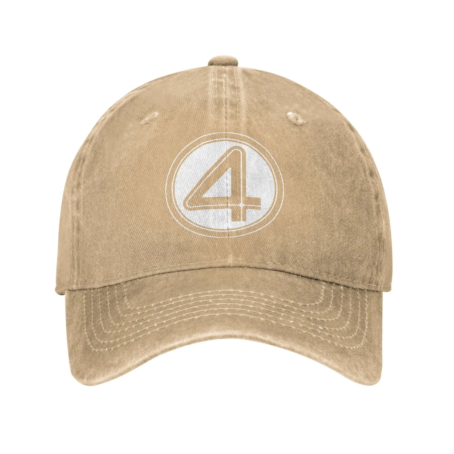 Fantastic Four-pet - verwassen kaki denim