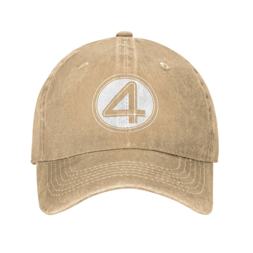 Fantastic Four-pet - verwassen kaki denim
