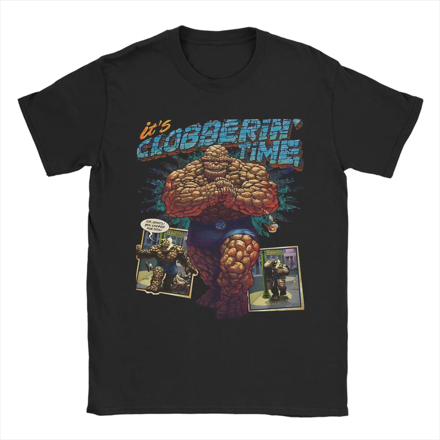 T-shirt The Fantastic 4 First Steps - Affiche rétro bleue, unisexe