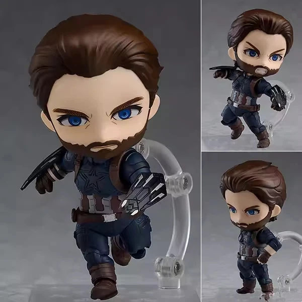 Nendoroid Captain America-chibifiguur - Infinity War, baard en handschoen