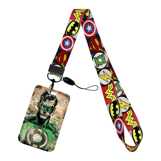 Green Lantern-badgehouder - vintageportret