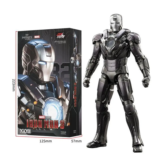 ZD Toys Iron Man MK32-figuur - Volledig zwart pantser