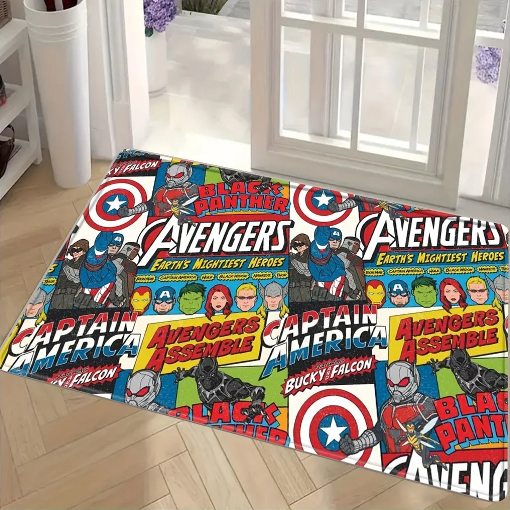 Avengers Hulk-tapijt - Vlammende explosie met rook