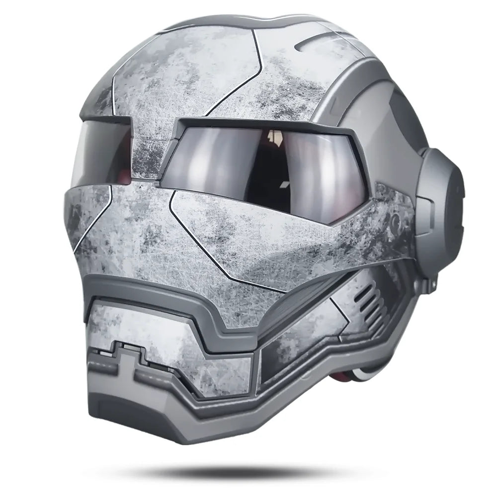 Iron Man Avengers-helm - Matte War Machine-krijgerscosplay