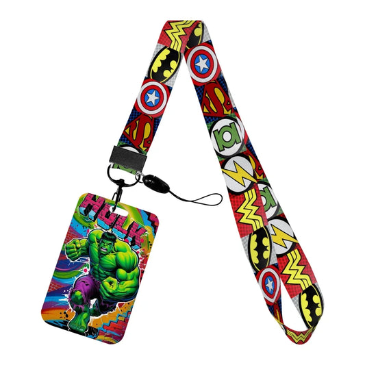 Hulk-badgehouder - superheldenlanyard
