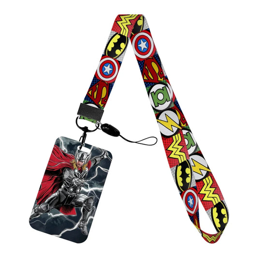 Thor-badgehouder - bliksemschichten en hamer