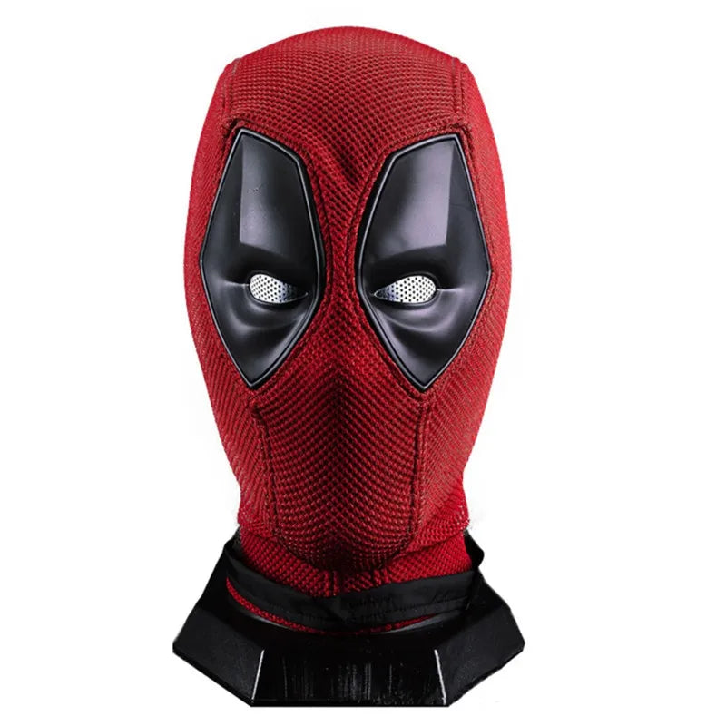 Deadpool-cosplaymasker met capuchon - Volledig masker van rode en zwarte stof
